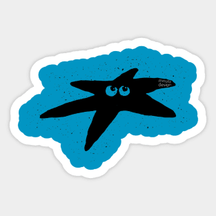 Funny Starfish Sticker